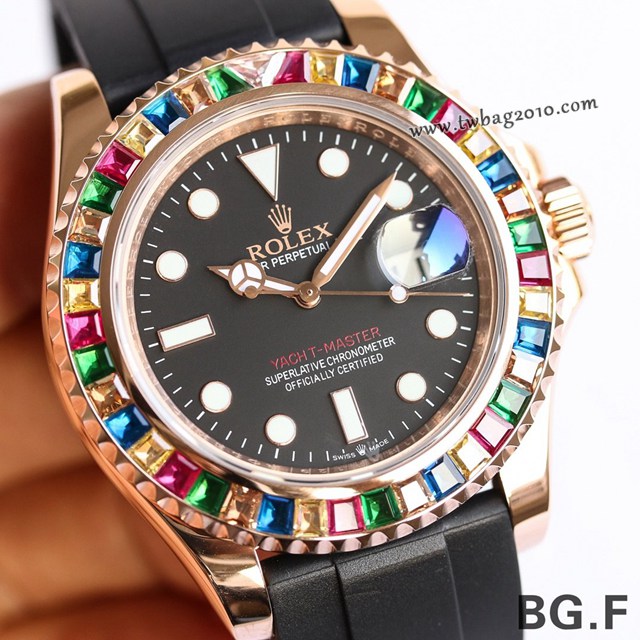 勞力士遊艇名仕手錶 金遊艇Rolex yacht Master 116695 Rolex複刻男士腕表  gjs1934